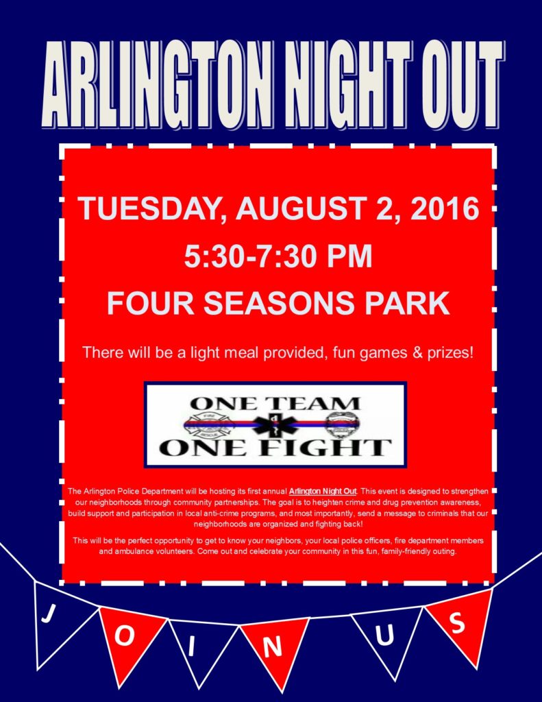 Arlington night out (Flyer)